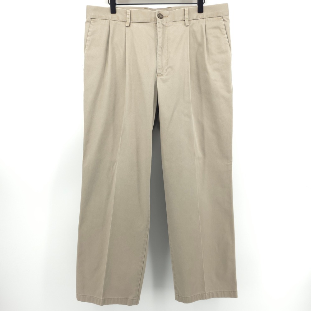 Dockers Mens Pants‎ Classic Fit 36x29 Khaki Pleated Chino Workwear